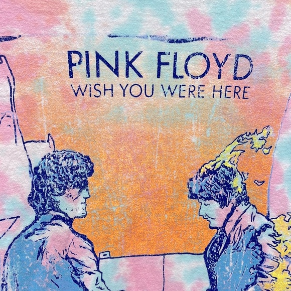 Urban Outfitters Pink Floyd vintage graphic shirt tie-dye S Wish You Were Here - Picture 2 of 5